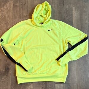 Nike Neon Yellow Hoodie with Black Details